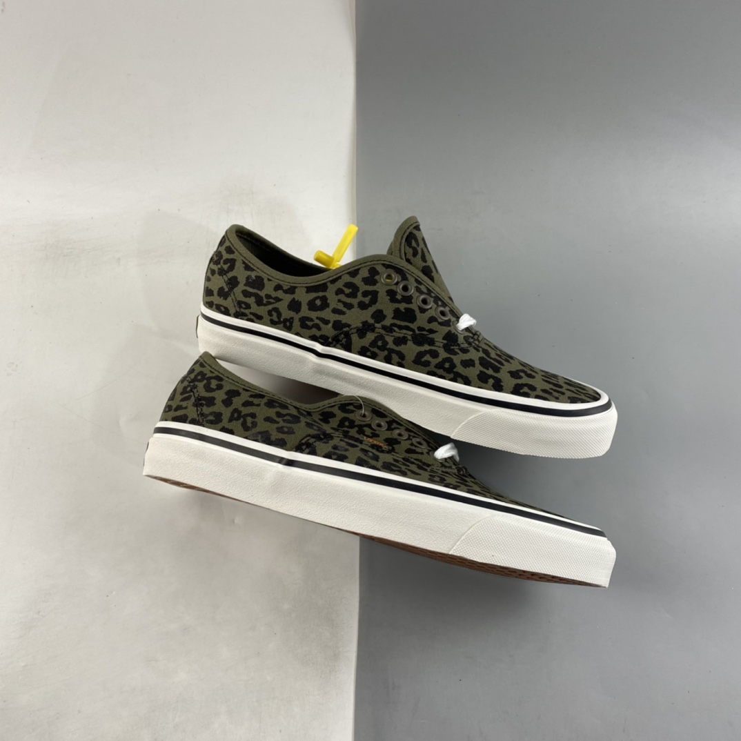 Vans Style 36 Vans Official Anaheim Green Leopard Print Low-Top Shoes VN0A54F29GT