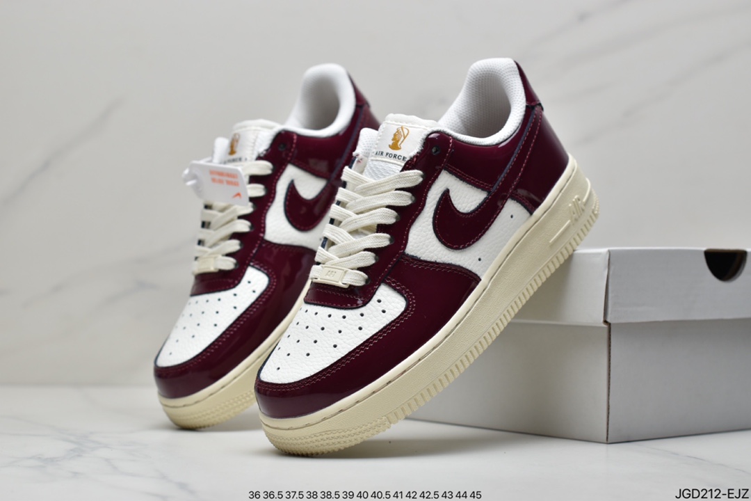 180 NK WMNS Air Force 1 Low ”Dark Beetroot/Roman”空军一号板鞋DQ8583-100
