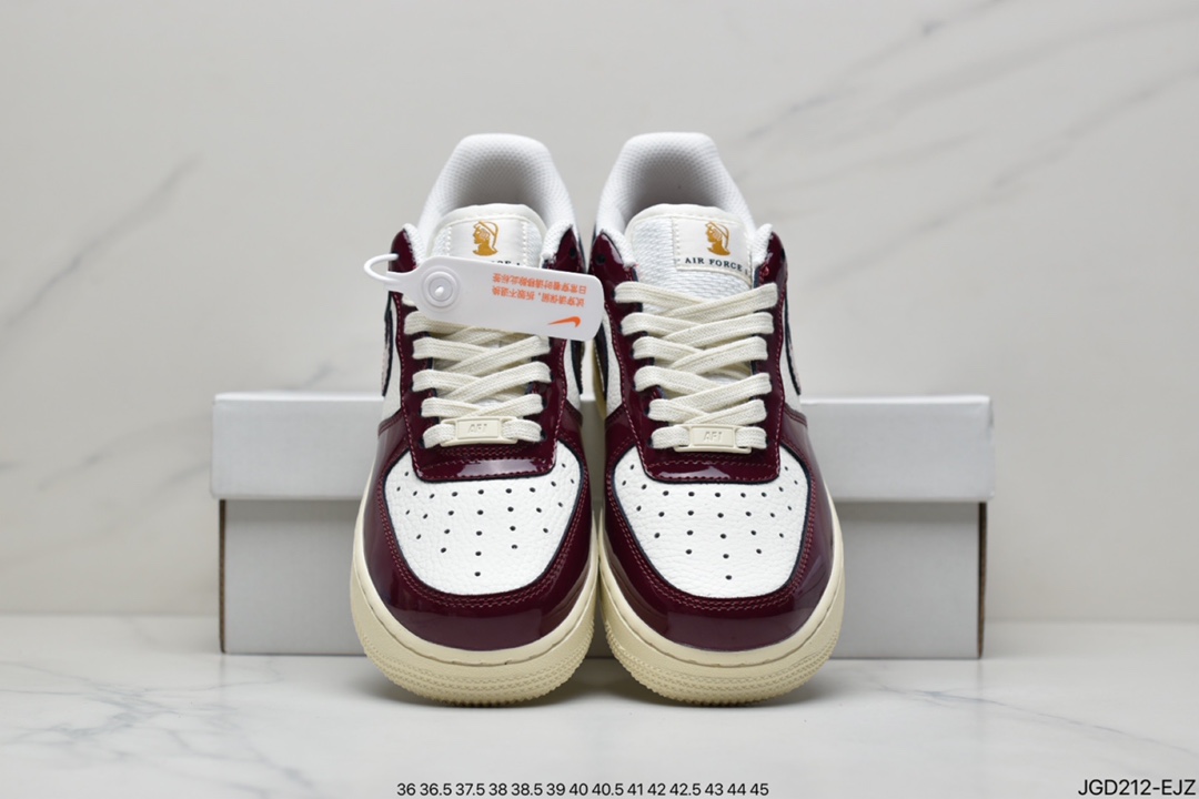 180 NK WMNS Air Force 1 Low ”Dark Beetroot/Roman”空军一号板鞋DQ8583-100