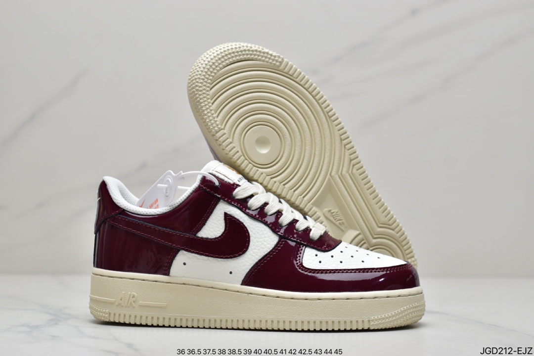 180 NK WMNS Air Force 1 Low ”Dark Beetroot/Roman”空军一号板鞋DQ8583-100