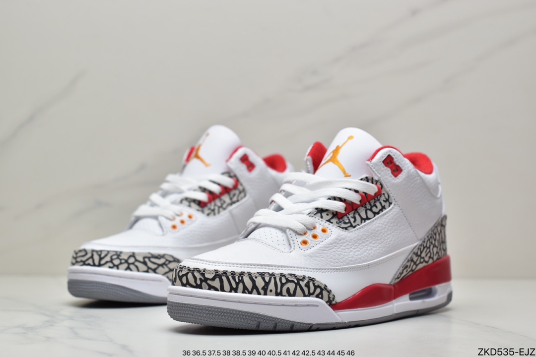 270 Air Jordan 3 Retro ”Cardinal” 红雀 AJ3 CT8532-126