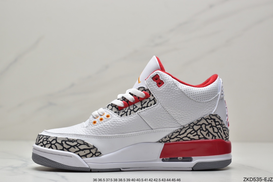 270 Air Jordan 3 Retro ”Cardinal” 红雀 AJ3 CT8532-126