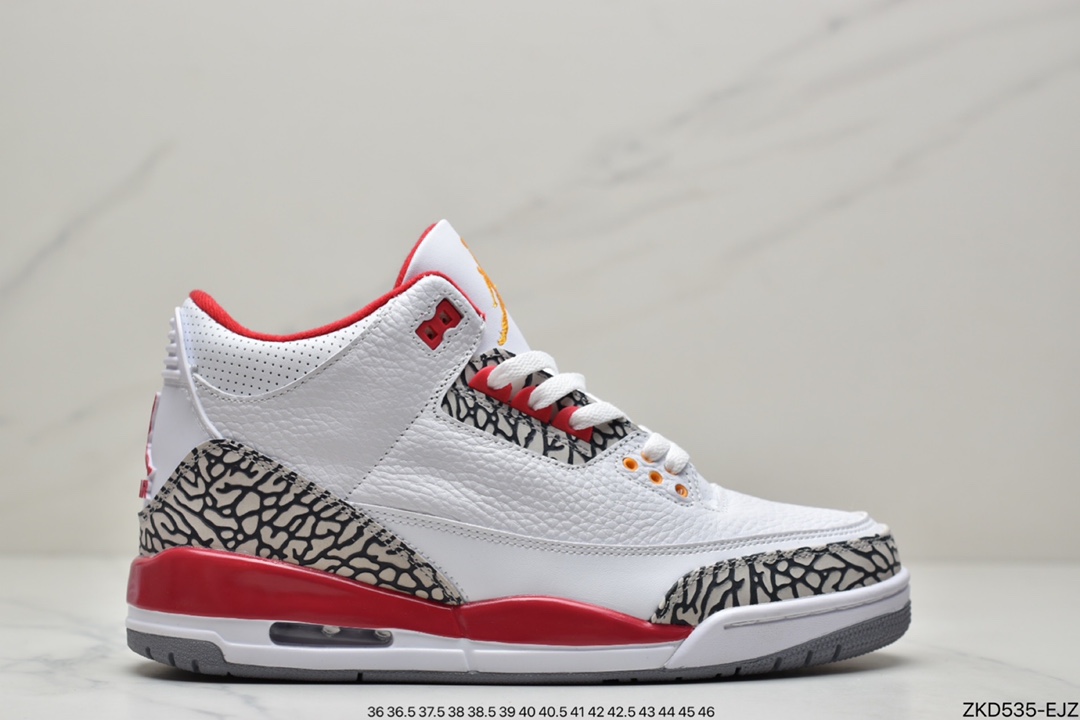 270 Air Jordan 3 Retro ”Cardinal” 红雀 AJ3 CT8532-126