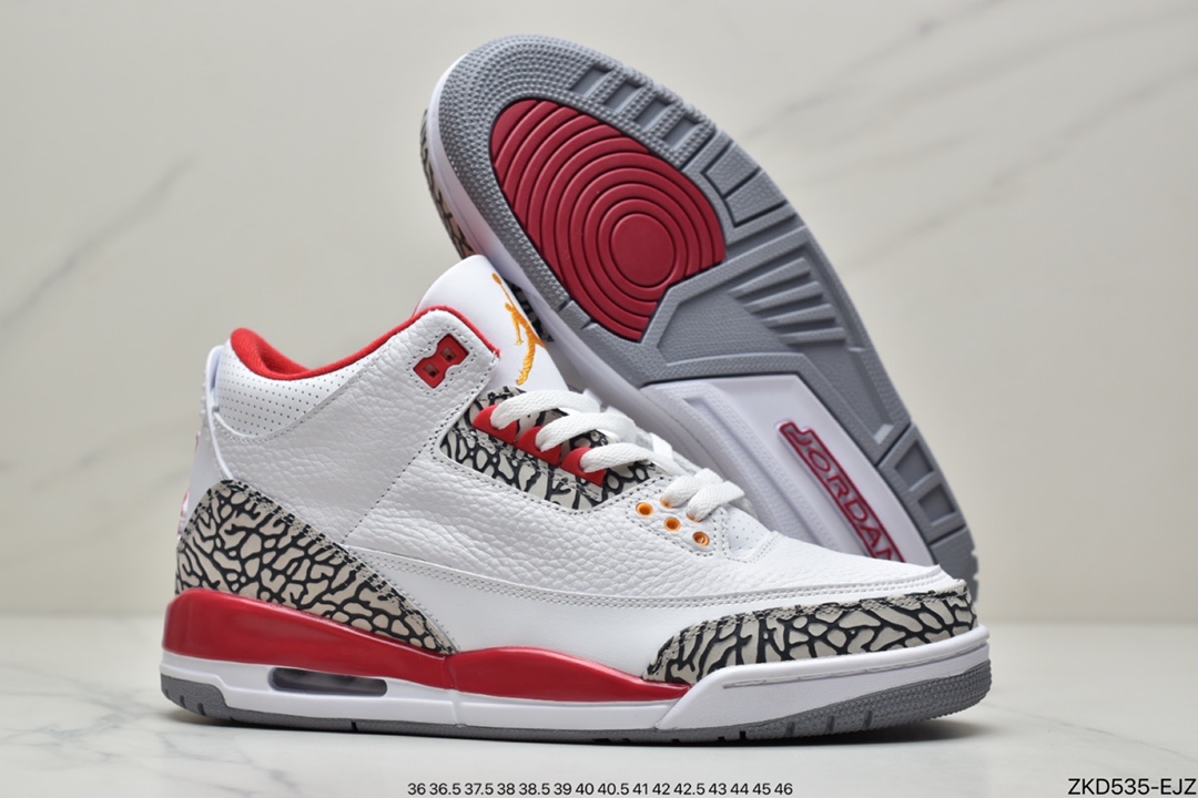 270 Air Jordan 3 Retro ”Cardinal” 红雀 AJ3 CT8532-126