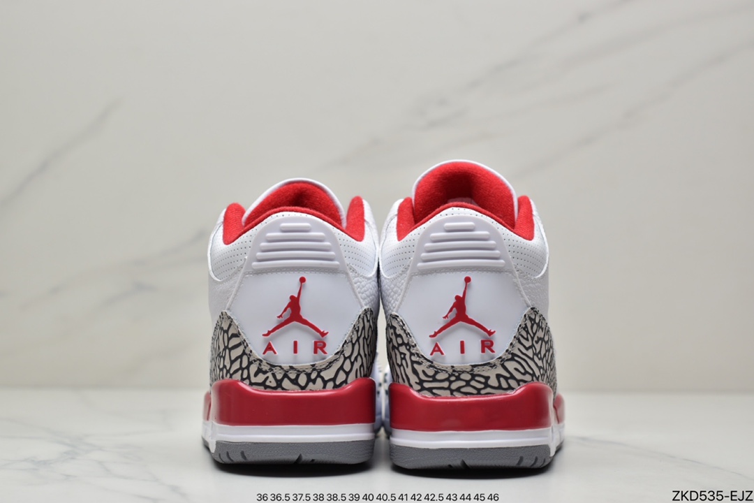270 Air Jordan 3 Retro ”Cardinal” 红雀 AJ3 CT8532-126