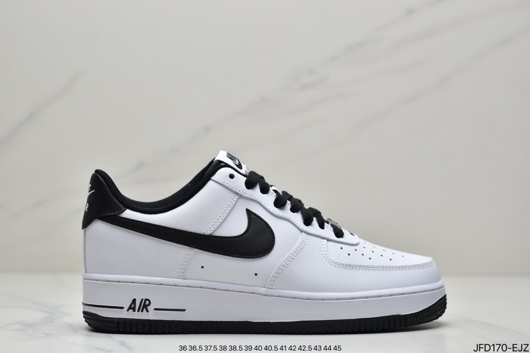 170 耐克Air Force 1 ’07 Low 白黑 原楦头原纸板 DH7561-102