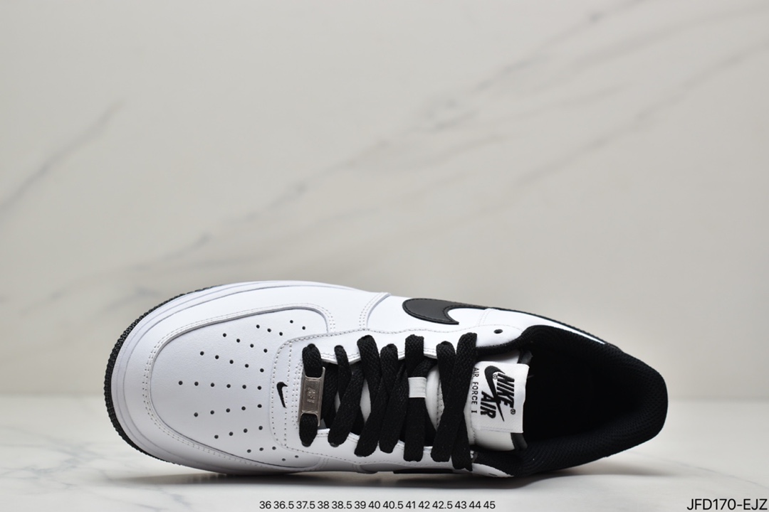 170 耐克Air Force 1 ’07 Low 白黑 原楦头原纸板 DH7561-102