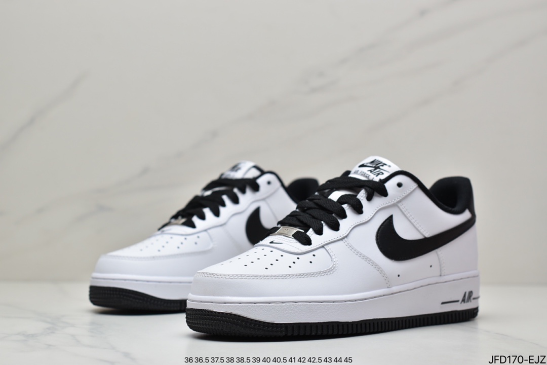 170 耐克Air Force 1 ’07 Low 白黑 原楦头原纸板 DH7561-102