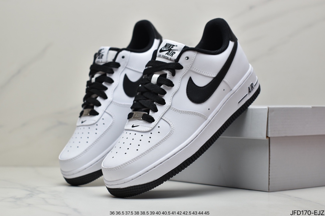 170 耐克Air Force 1 ’07 Low 白黑 原楦头原纸板 DH7561-102