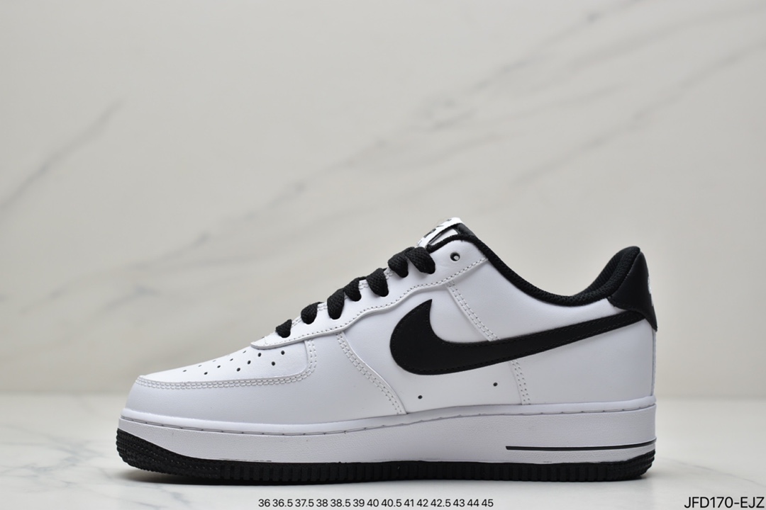 170 耐克Air Force 1 ’07 Low 白黑 原楦头原纸板 DH7561-102