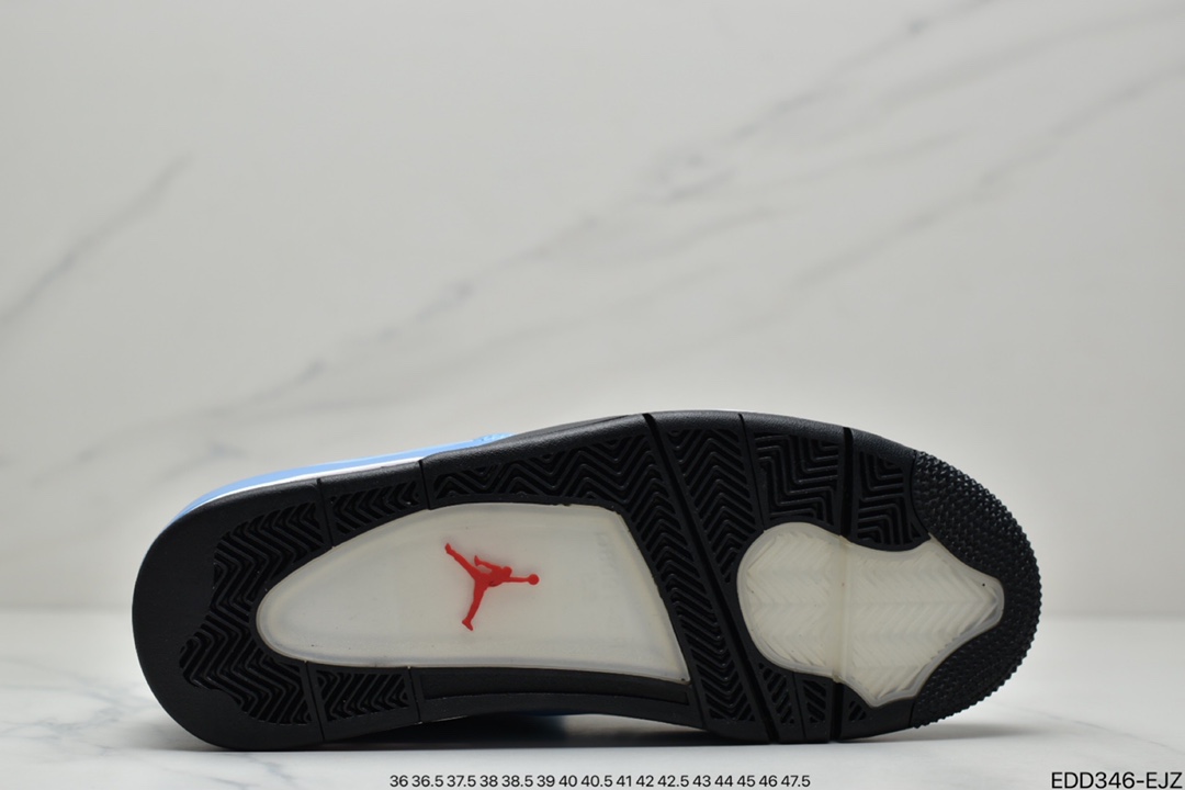 340 Travis Scott x Air Jordan 4 Retro 蓝麂皮 AJ4 308497-406