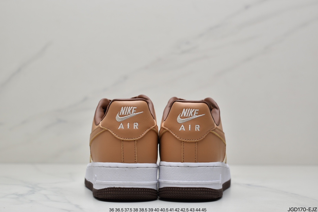 180 耐克Nike Air Force 1 Low Waterproof Wheat 棕黄空军一号DJ6395-100