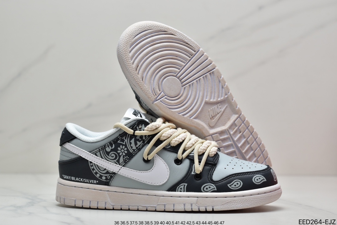360 纯原版本耐克 Nike SB Dunk扣篮系列腰果花联名复古休闲运动低帮板鞋DD1503-109