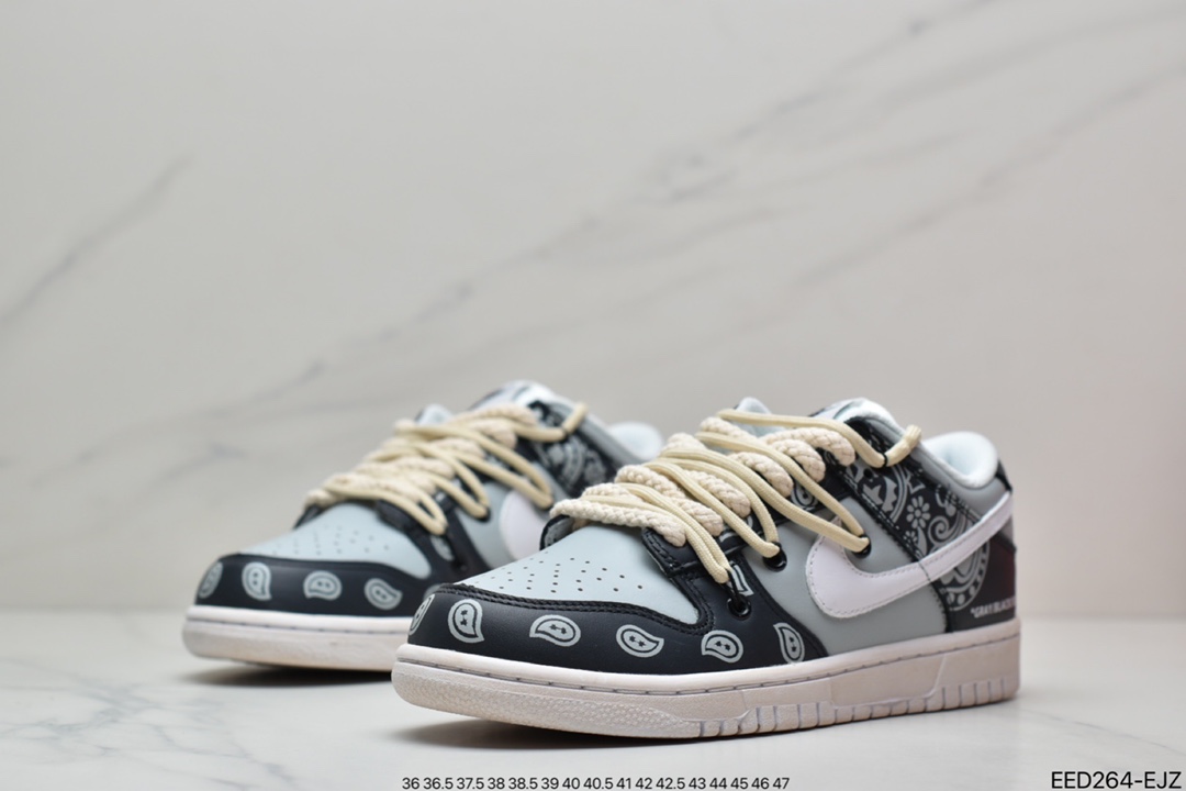 360 纯原版本耐克 Nike SB Dunk扣篮系列腰果花联名复古休闲运动低帮板鞋DD1503-109