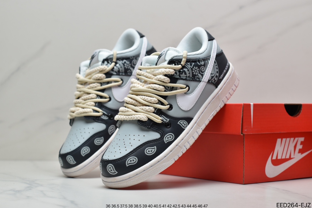 360 纯原版本耐克 Nike SB Dunk扣篮系列腰果花联名复古休闲运动低帮板鞋DD1503-109
