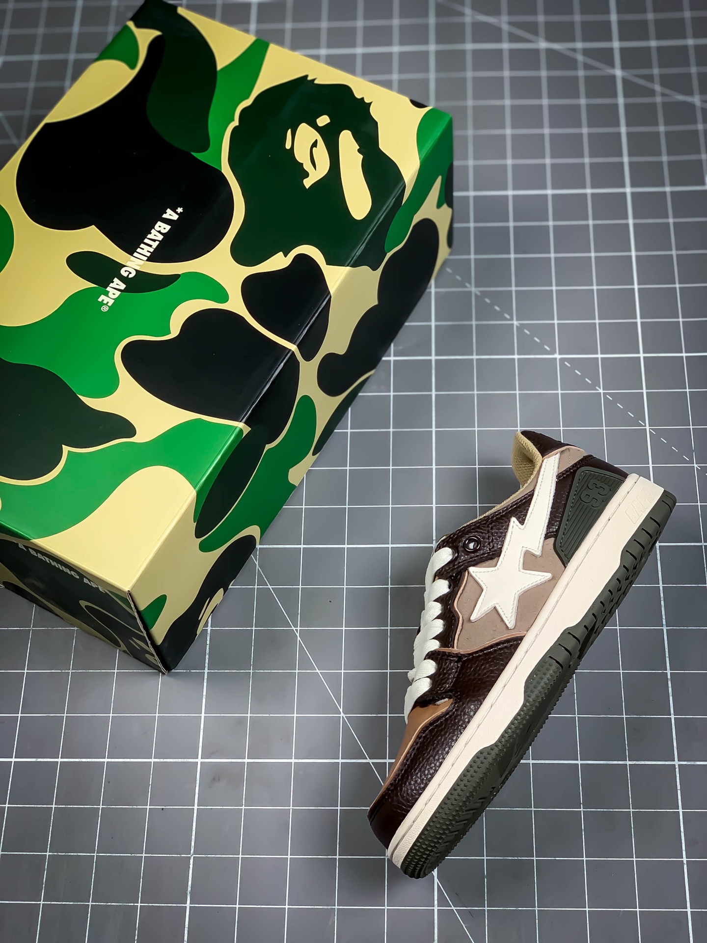 bapesk8statonigo潮流教父nigo品牌猿人头低帮经典运动休闲板鞋