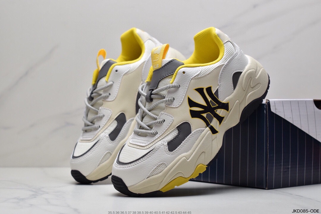 Yankees Limited x MLB Big Ball Chunky A Running Thick Sole Daddy Thick Sole Casual Sports Jogging Shoes