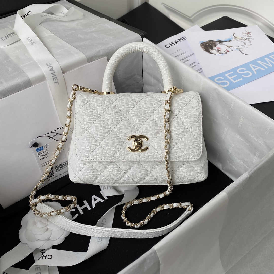 Chanel Style Red Leather Top Handle Bag Lookbook Reference image 1