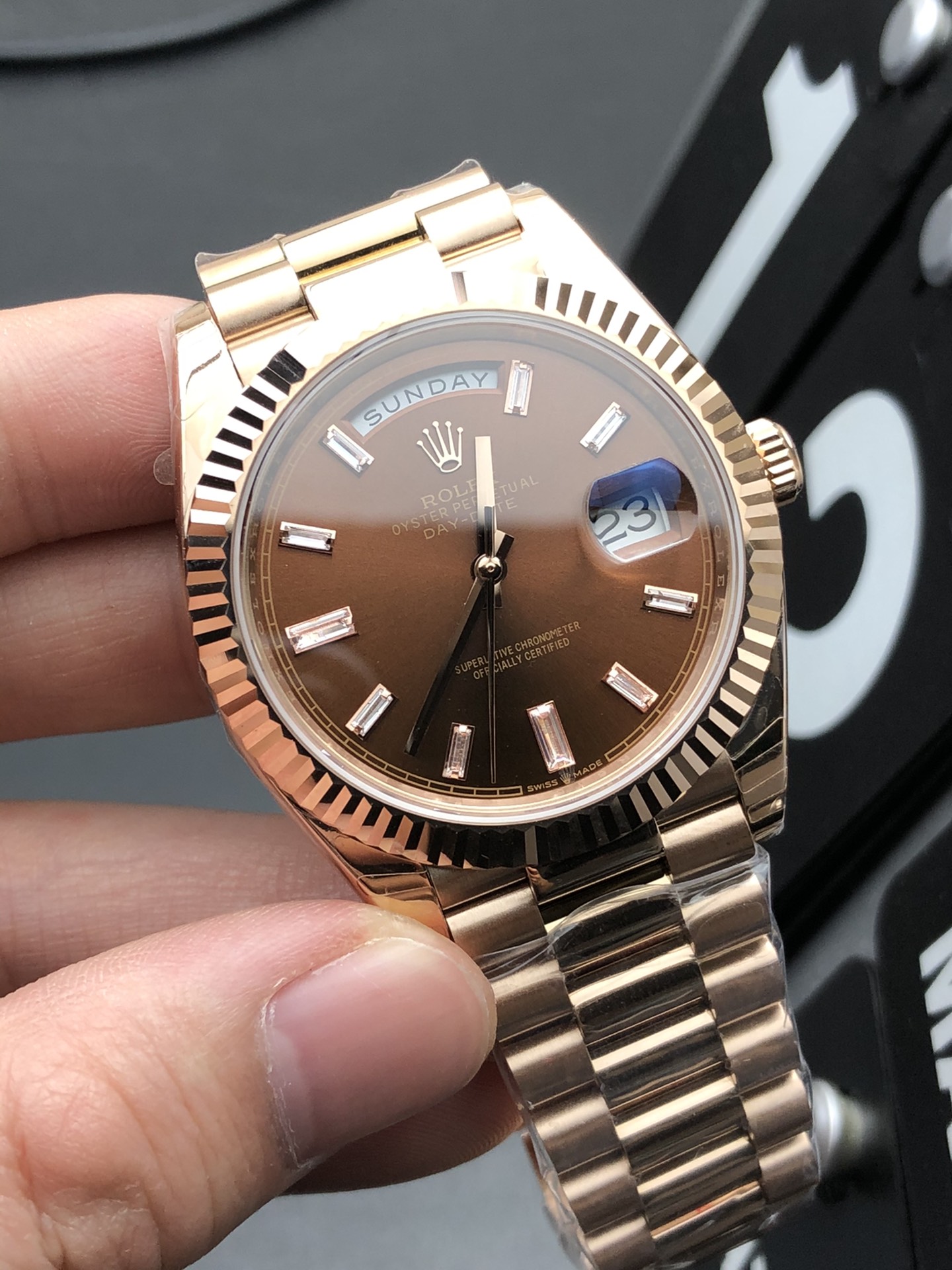 Rolex 咖啡面日志