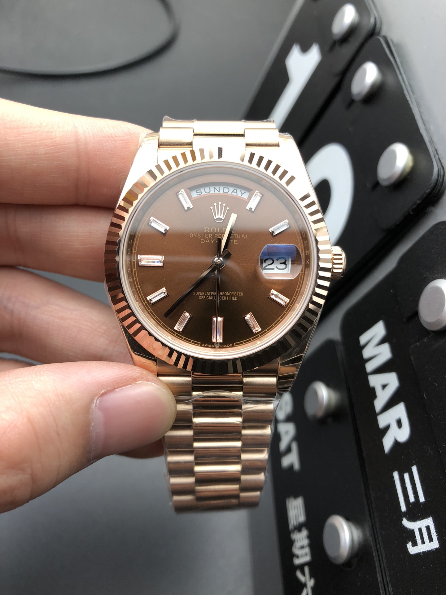 Rolex 咖啡面日志