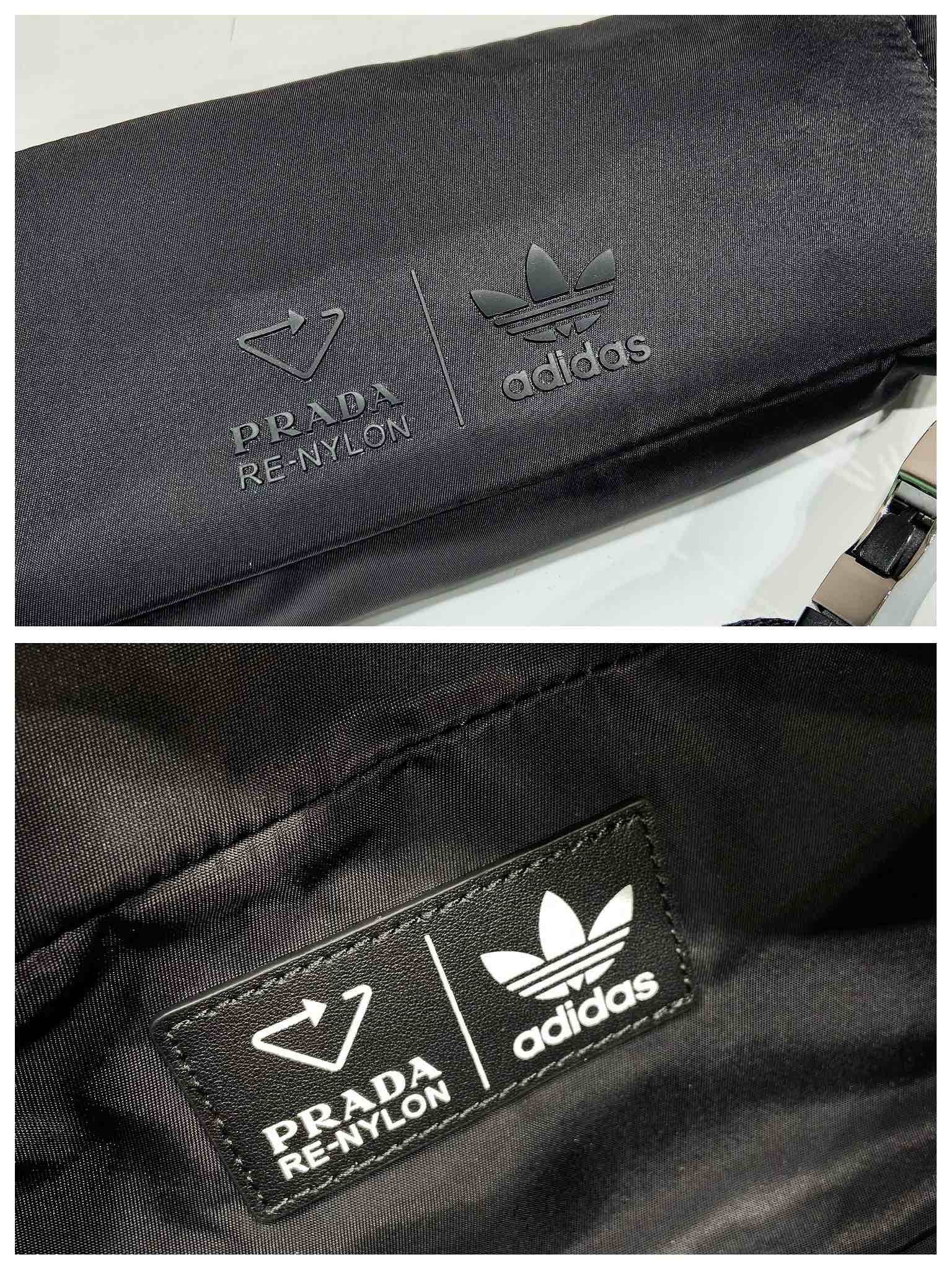 PRADA普拉达Re-Nylon和Saffiano皮革腰包2VL034