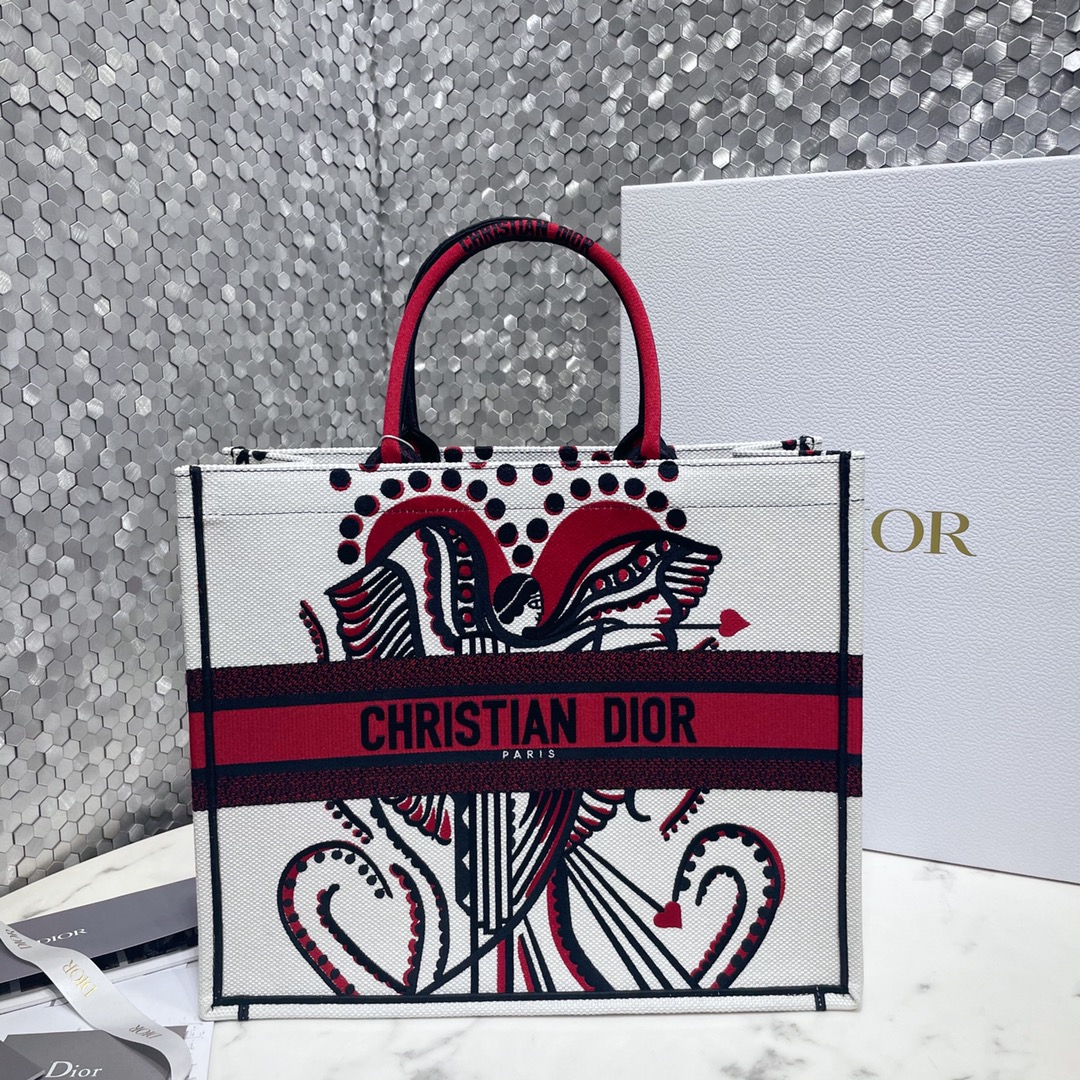 Dior Book Tote Handbags Tote Bags Embroidery