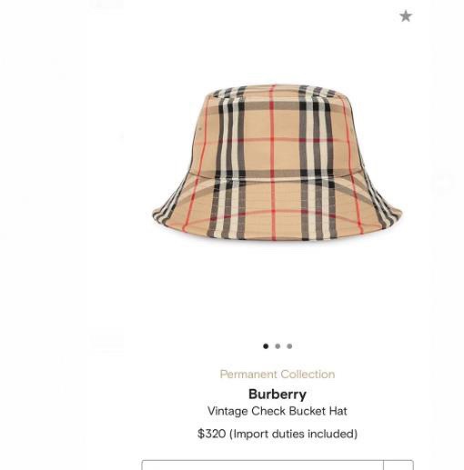 。B家。【赵露思同款】专柜同步新品经典渔夫帽，可随意折叠 ，出行方便携带，众多品星同款，火爆出品！品质卓