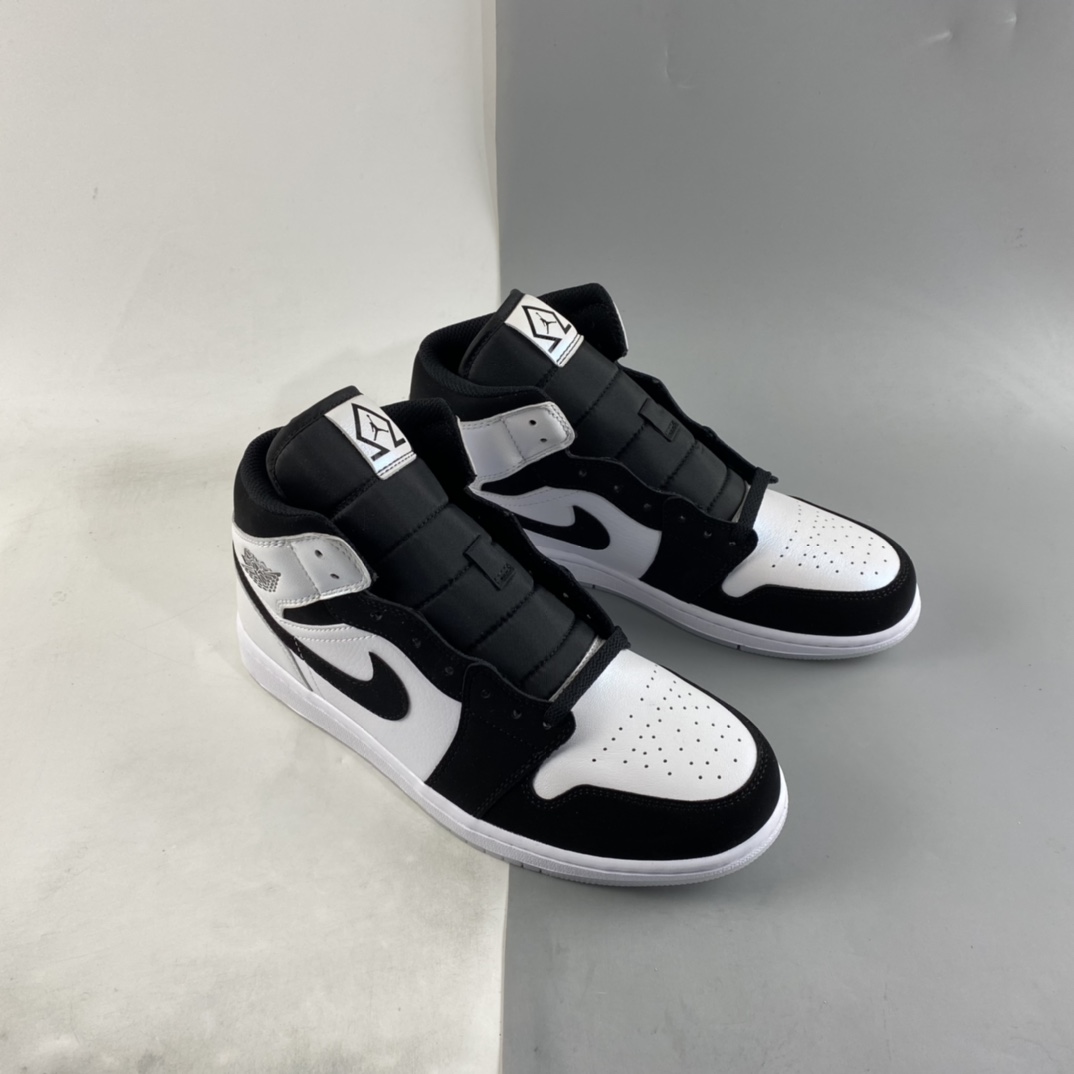 P260 Air Jordan 1 Mid AJ1 乔1 中帮百搭休闲运动板鞋 DH6933-100