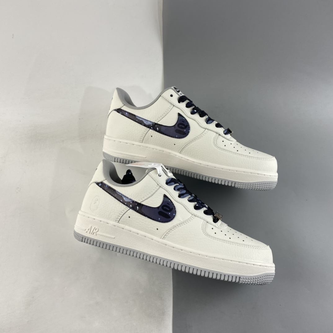 P260 Bape x NIKE Air Force 1’07 Low 猿人头空军一号低帮休闲板鞋 AA1356-115