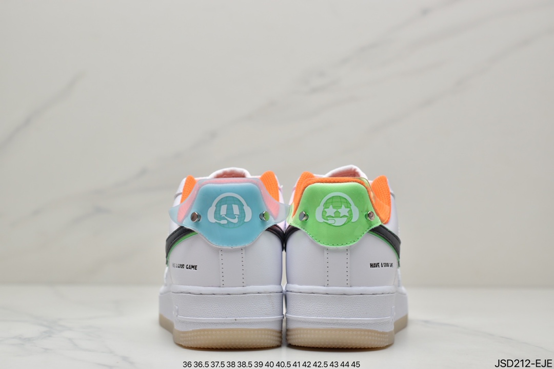 200 耐克Air Force 1 Low 白橙原楦头原纸板 打造纯正空军版型DO2333-101