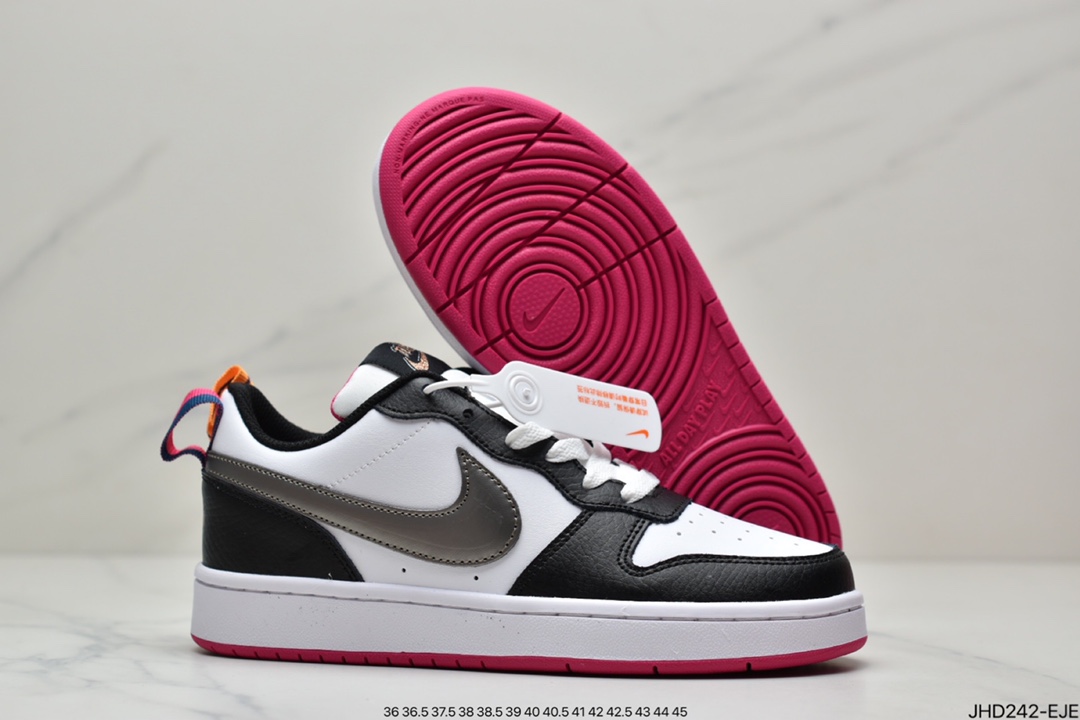 190 耐克Nike Court Borough Low 低帮百搭透气休闲运动板鞋BQ5448