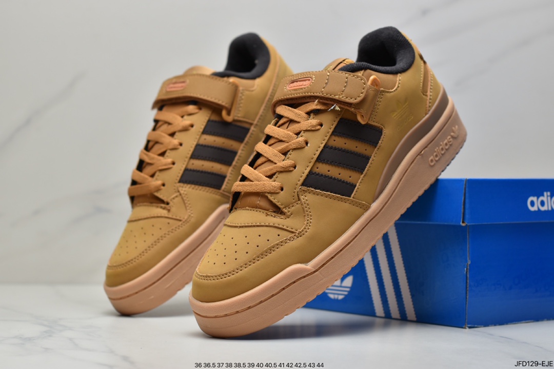 Adidas Clover Originals Forum 84 Low Rome Series Velcro Shoes GW0298