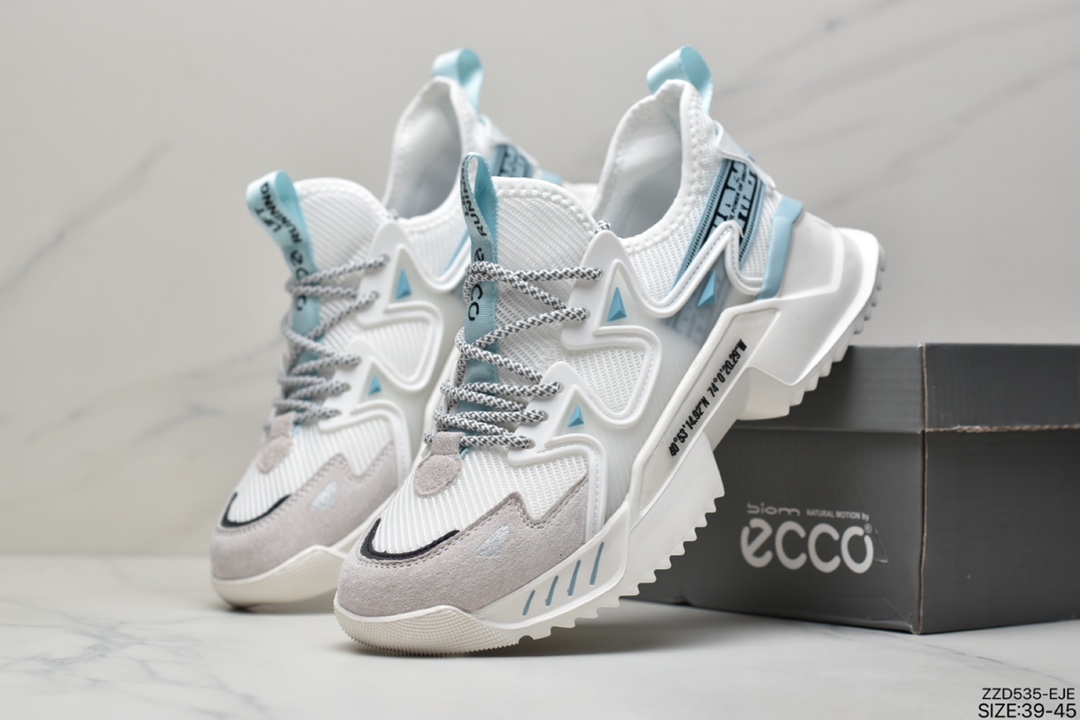 2021 new Danish brand ECCO love step light lace-up leather casual all-match sneakers 880234 33077