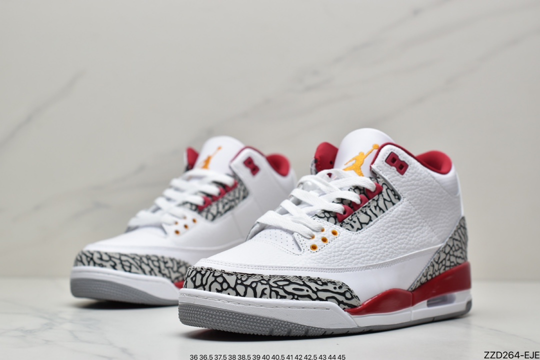 250 Air Jordan 3 Retro ”Cardinal” 红雀 AJ3 CT8532-126