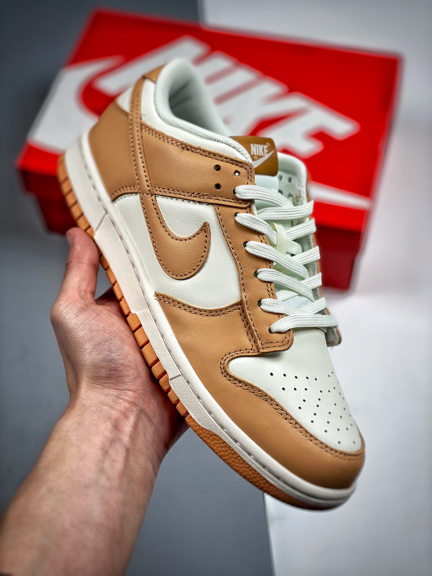 Nk Dunk SB Low naranja claro, producción original de fábrica grande, lanzamiento con fotos reales, material de capa sup…