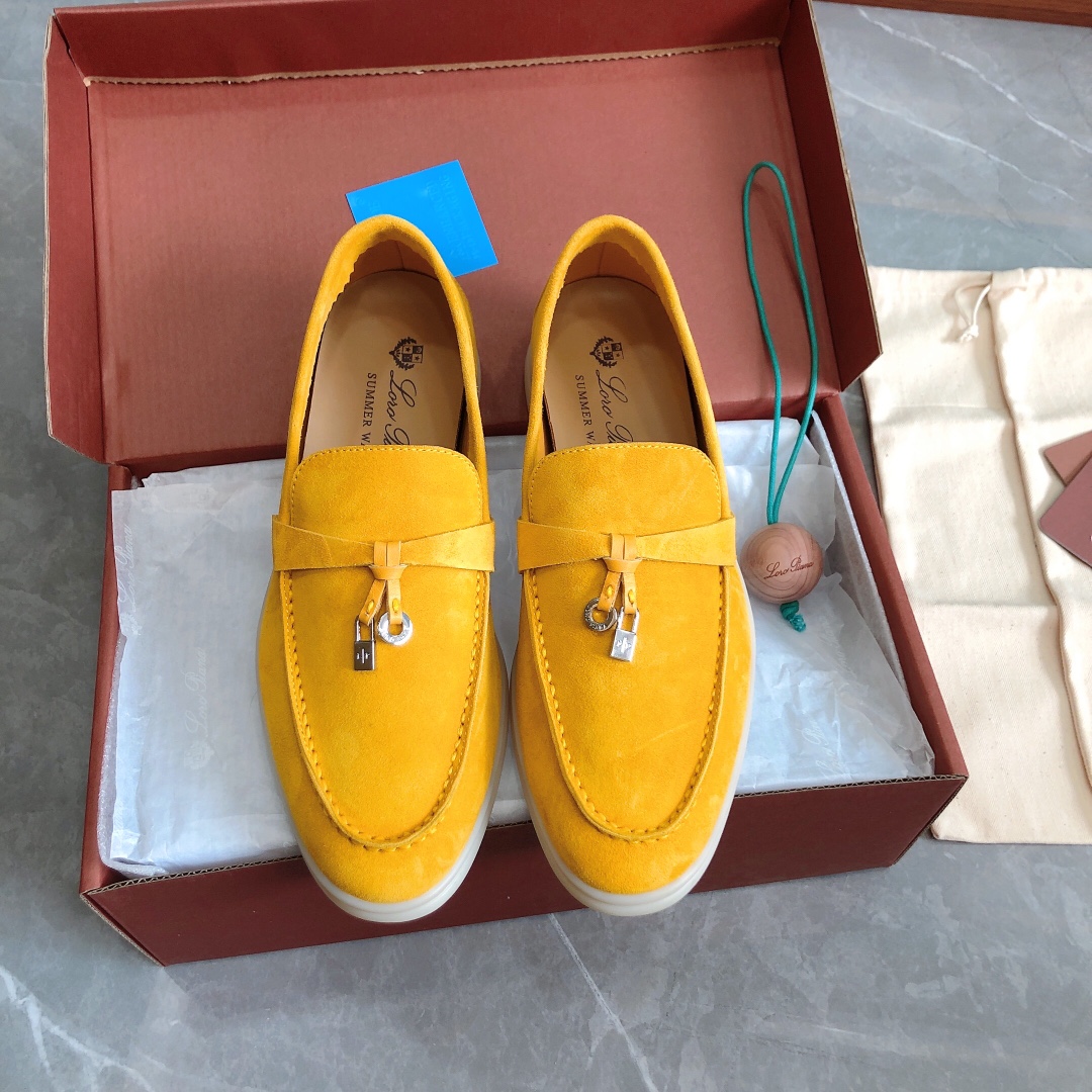 Where can I buy the best 1:1 original
 Loro Piana Shoes Loafers High Quality Replica Designer
 Apricot Color Black Blue Caramel Coffee Dark Green Grey Light Pink White Yellow Unisex Chamois Cowhide Rubber Sheepskin Summer Collection