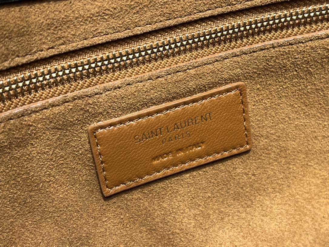 Saint laurent Ysl LE 5 À 7 鳄鱼纹腋下包 657228黑色