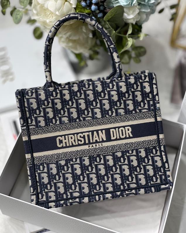 Dior Book Tote 小号 刺绣 手提包