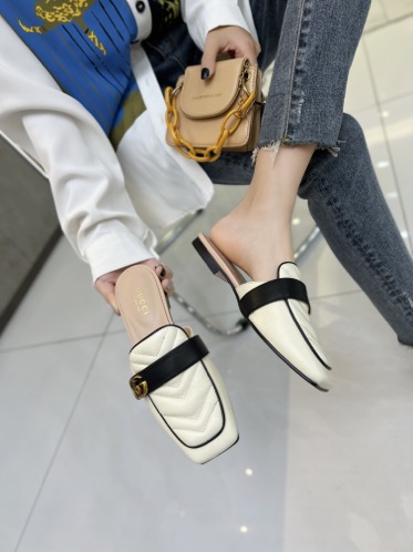 versión superior! ¡Gucci Gucci 2022 nuevas zapatillas modelos de pasarela, la versión de la generaci