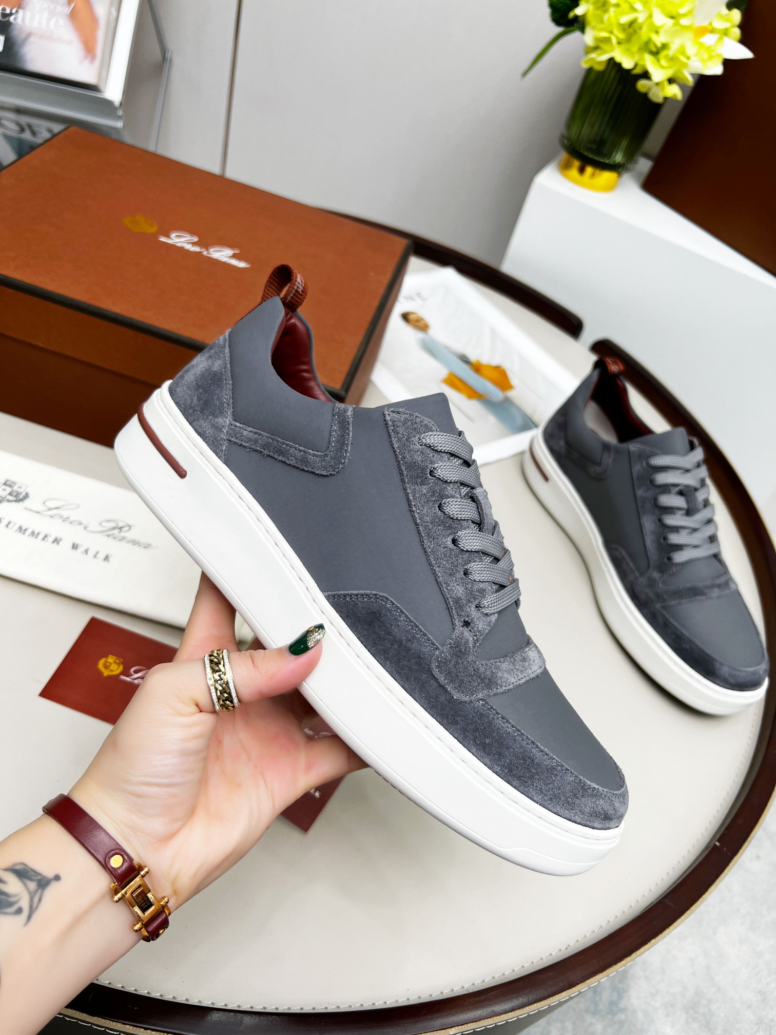 precio de fábrica .Loro Piana * grado superior auténtico nuevo transporte de los hombres comprar ori