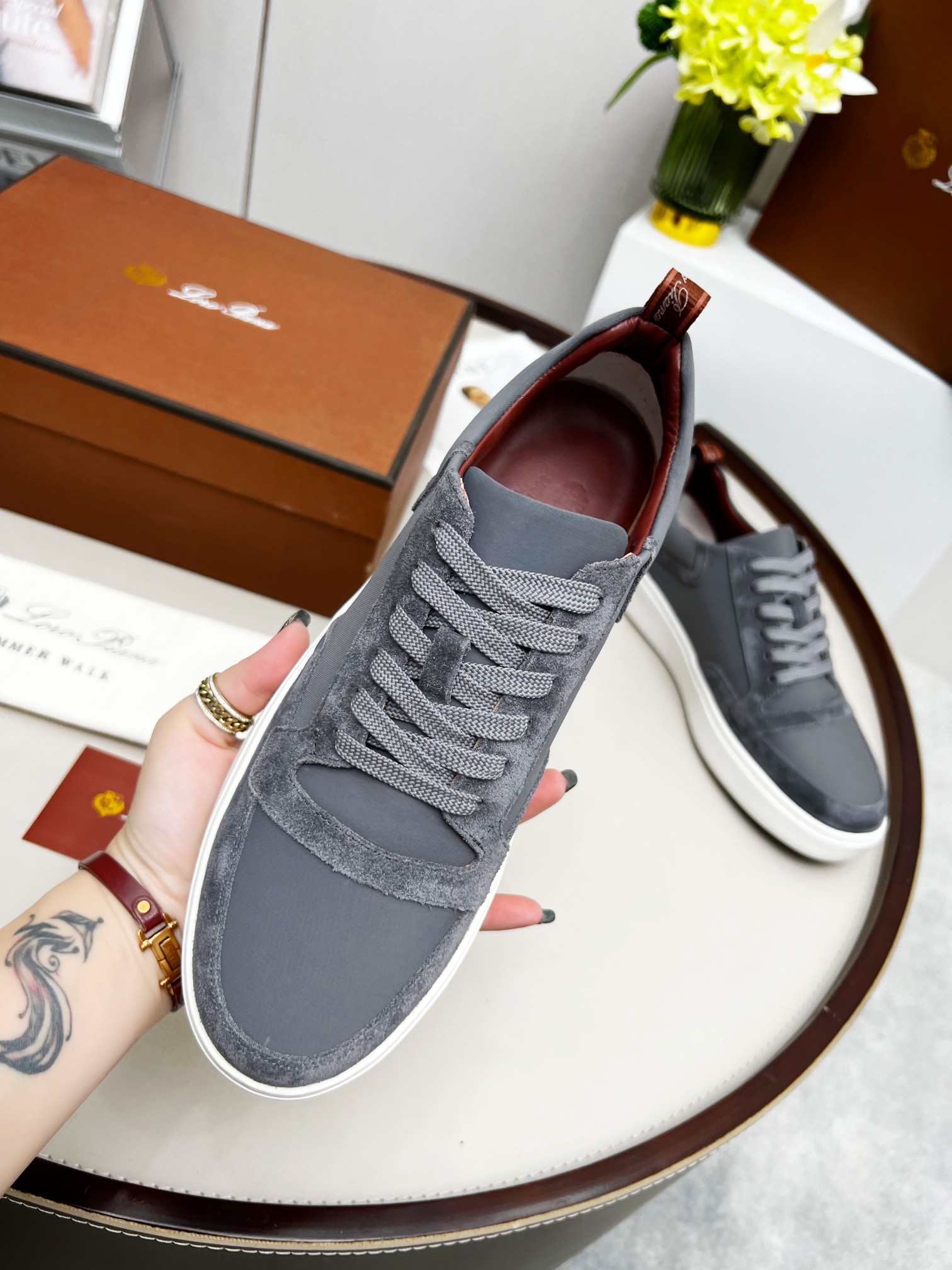 precio de fábrica .Loro Piana * grado superior auténtico nuevo transporte de los hombres comprar ori