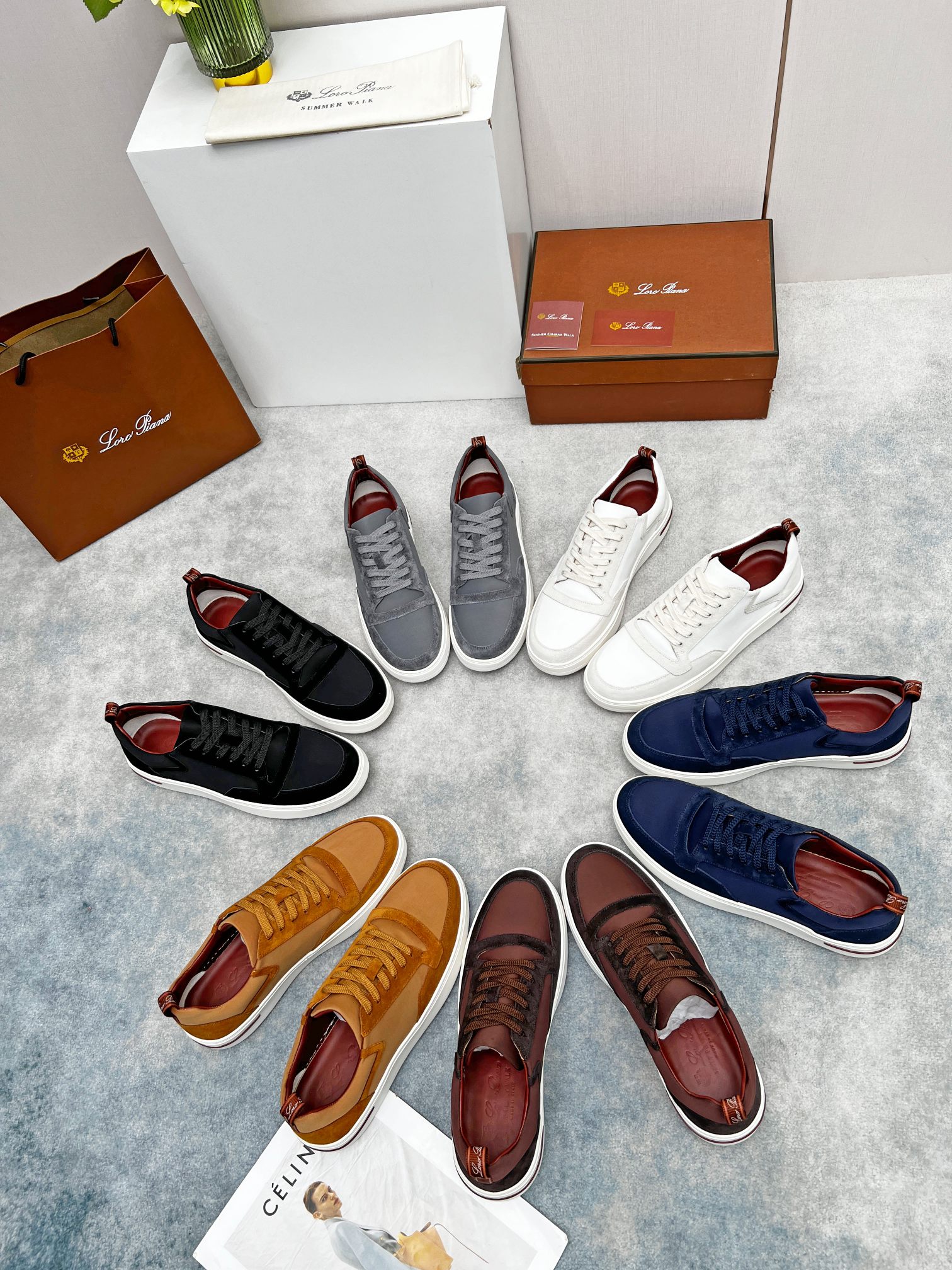 precio de fábrica .Loro Piana * grado superior auténtico nuevo transporte de los hombres comprar ori