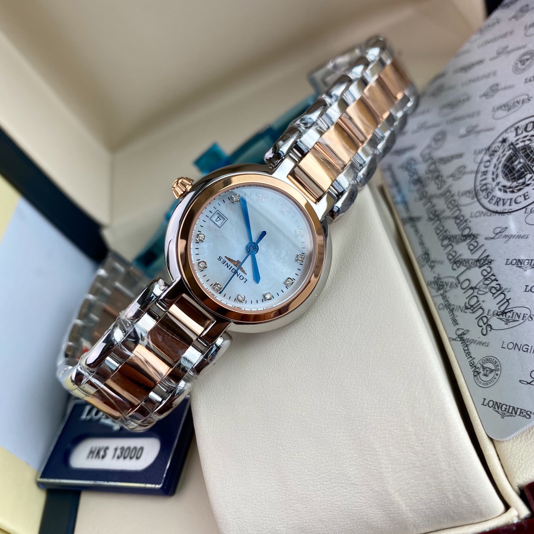 Longines 心月系列 石英腕表包,女,手表 6