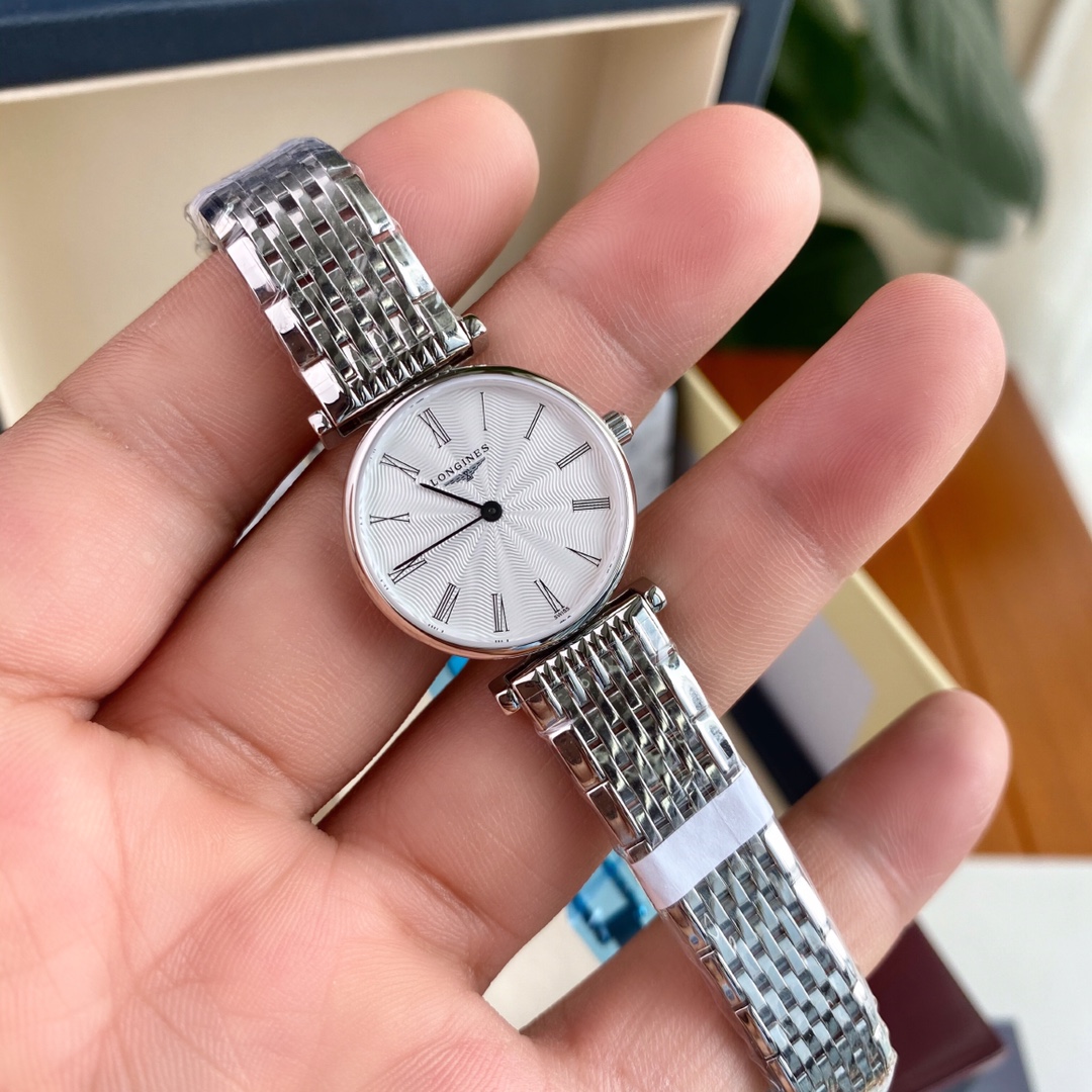 浪琴 嘉岚系列 石英腕表包,女,手表 5