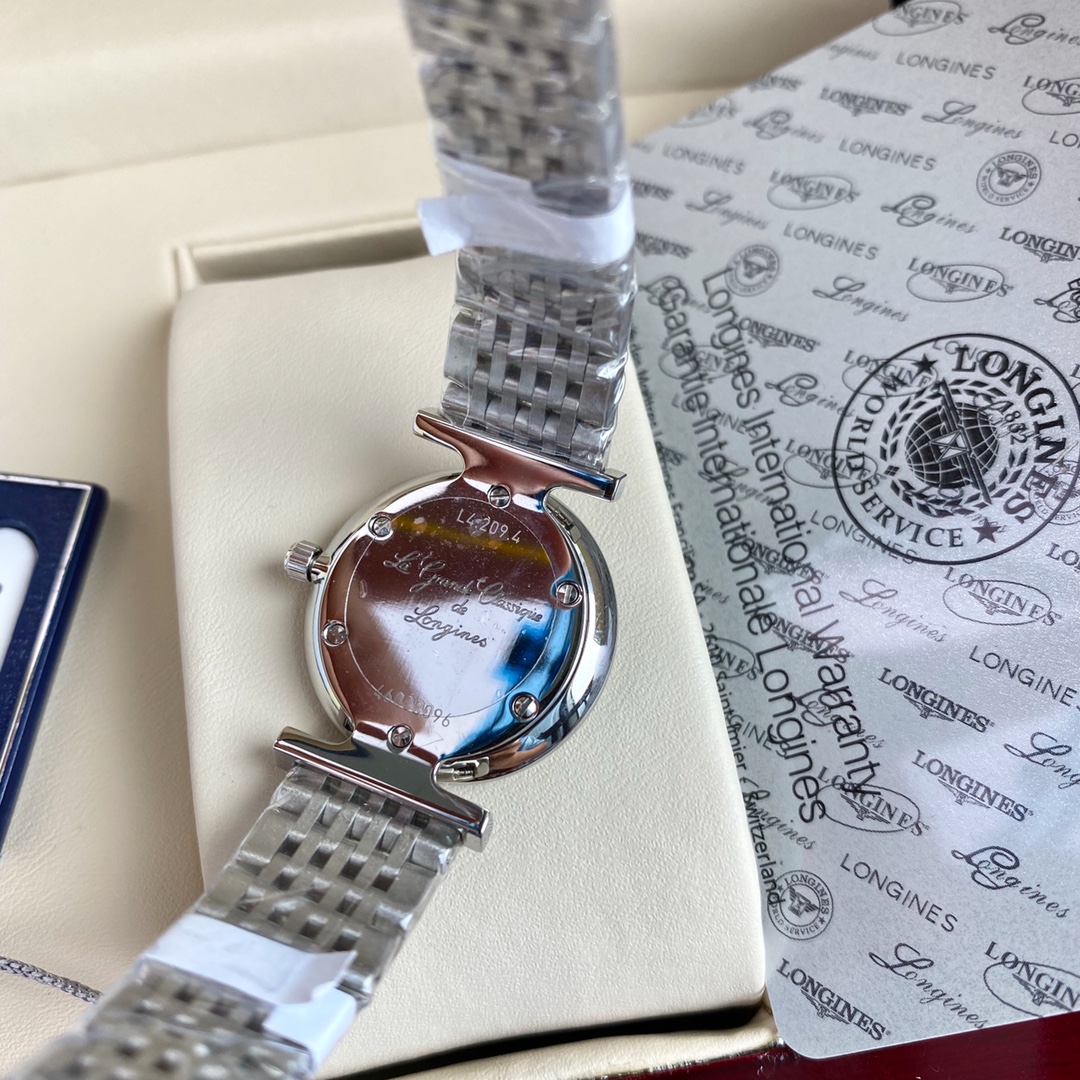 浪琴 嘉岚系列 石英腕表包,女,手表 8