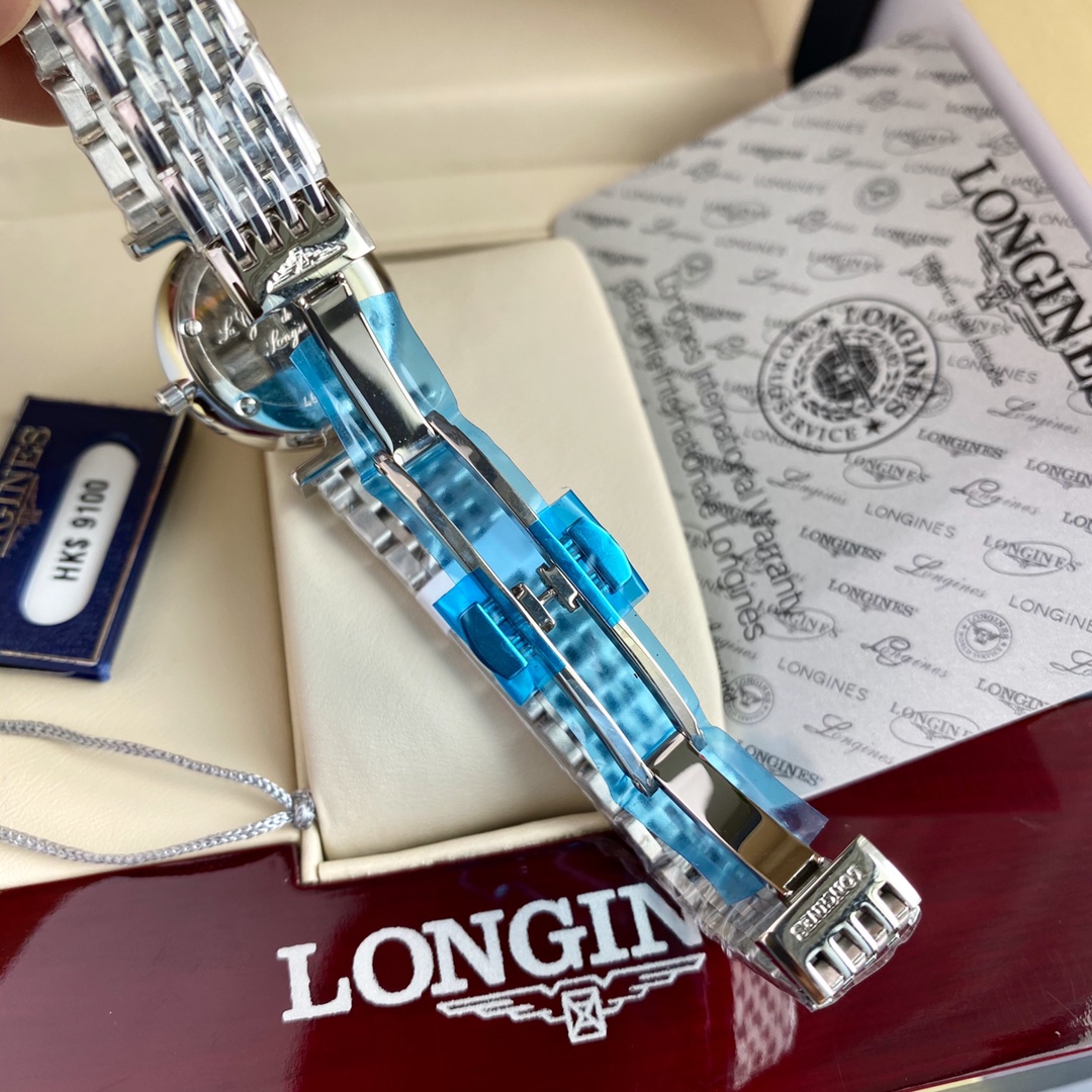 浪琴 嘉岚系列 石英腕表包,女,手表 9