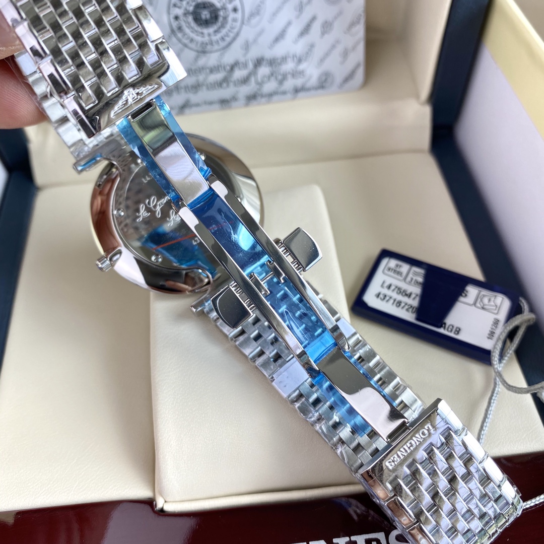 浪琴 嘉岚系列 石英腕表包,男,手表 9