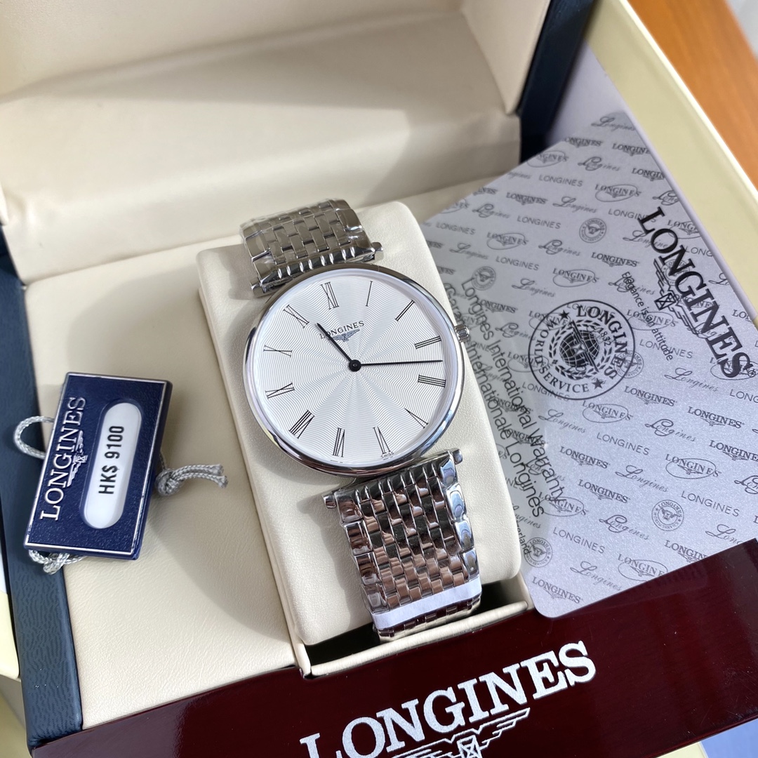 浪琴 嘉岚系列 石英腕表包,男,手表 3