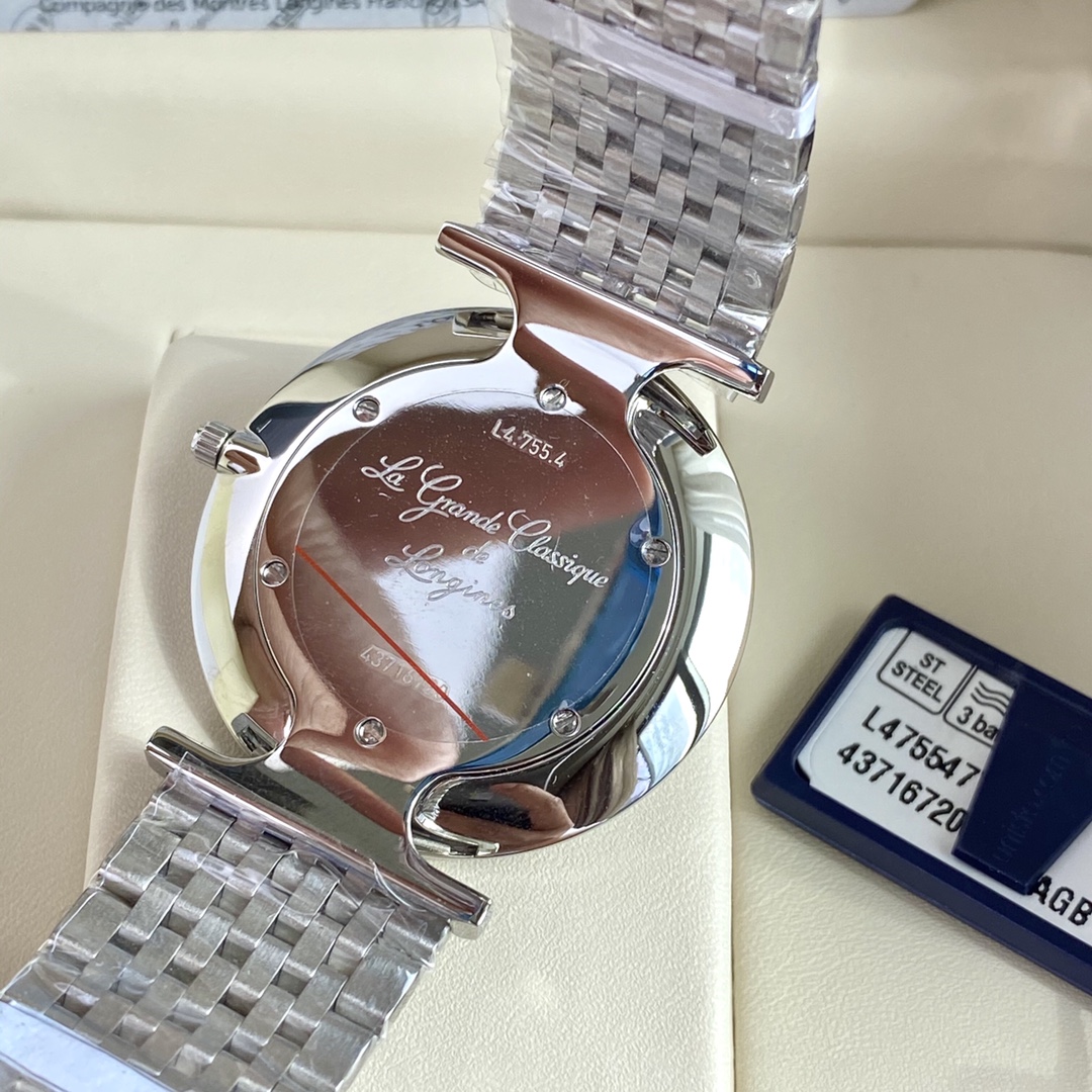 浪琴 嘉岚系列 石英腕表包,男,手表 8