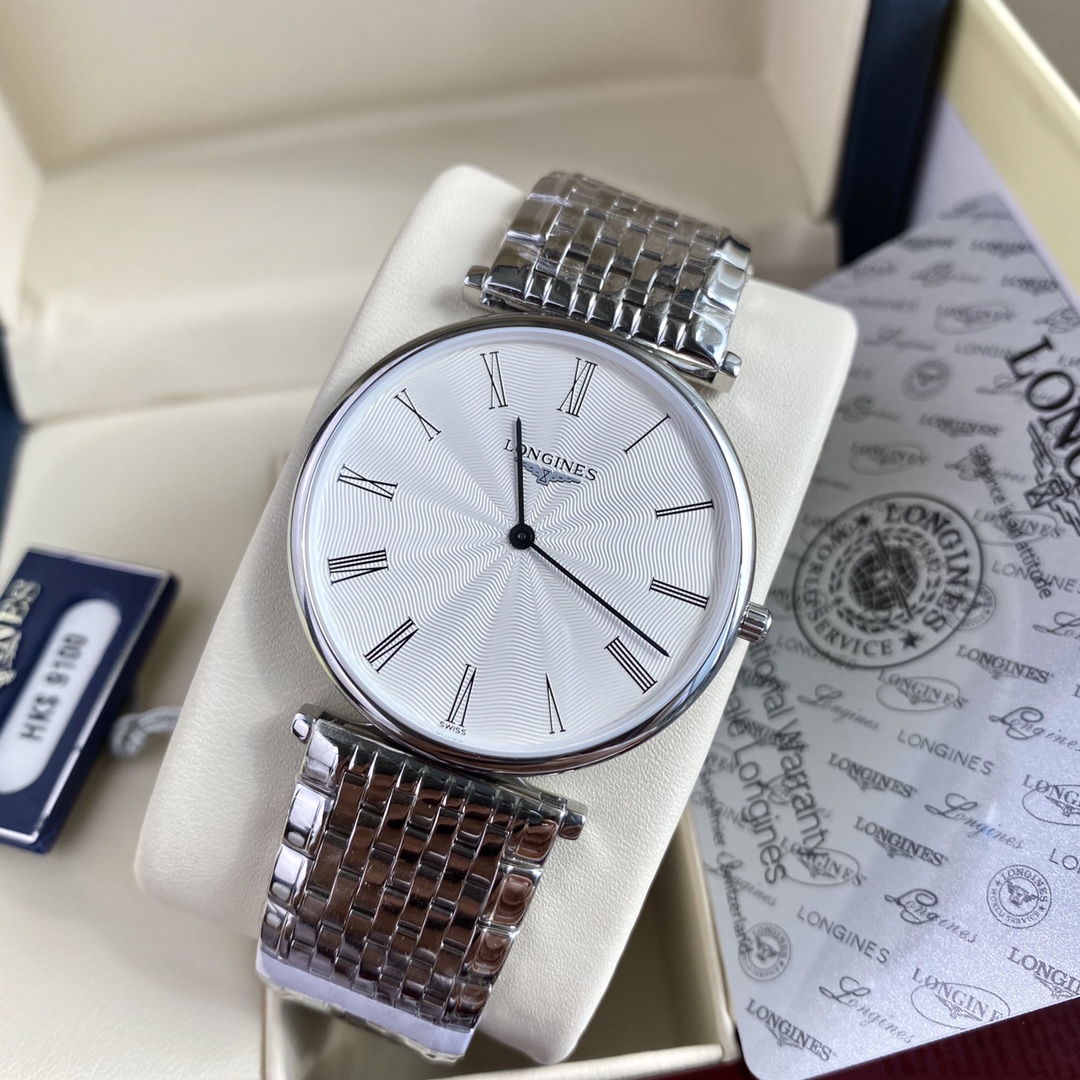 浪琴 嘉岚系列 石英腕表包,男,手表 4